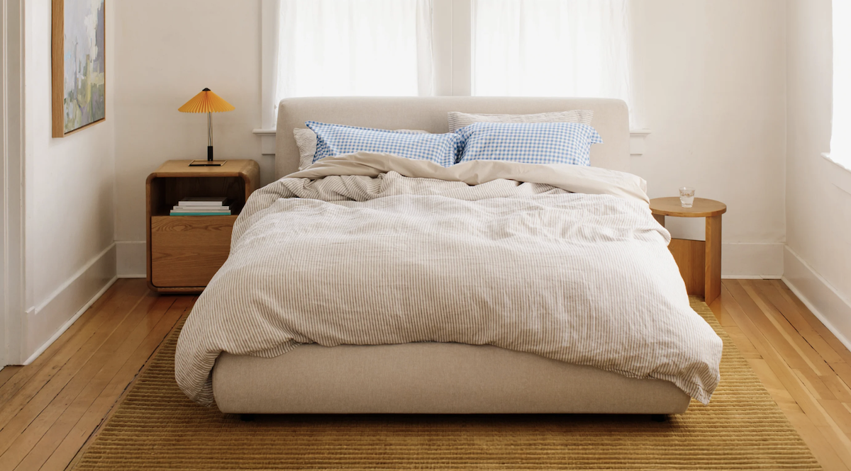 The Canadian-made storage bed that finally fixes bedroom clutter